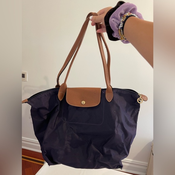 Purple Longchamp Bag - Picture 1 of 6